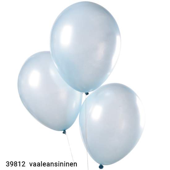 vaaleansininen ilmapallo - pearl light blue 39812