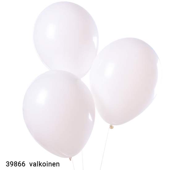 valkoinen ilmapallo - white 39866