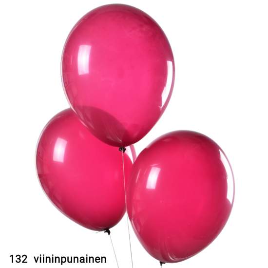 viininpunainen ilmapallo - burgundy 132