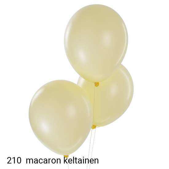 macaron keltainen ilmapallo - macaron yellow 210
