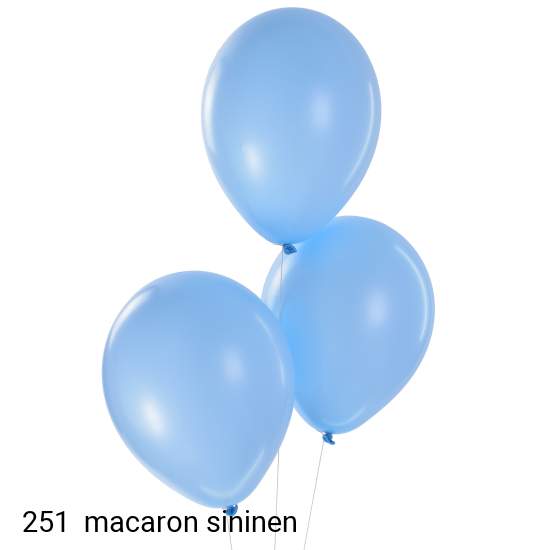 macaron sininen ilmapallo - macaron blue 251