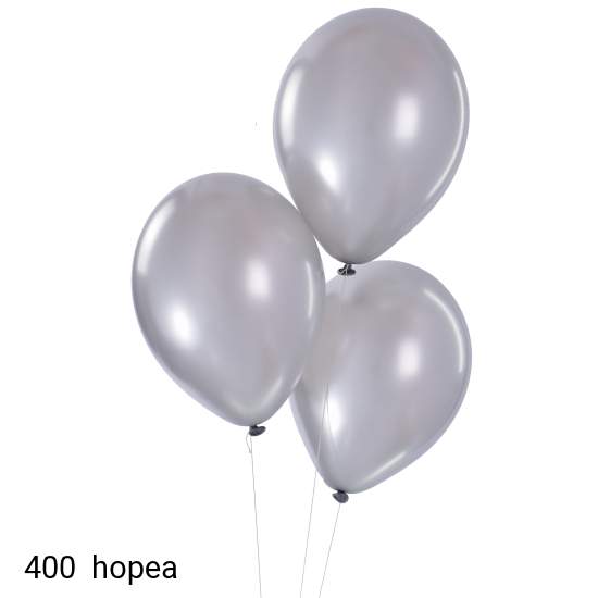 hopea ilmapallo - metallic silver 400