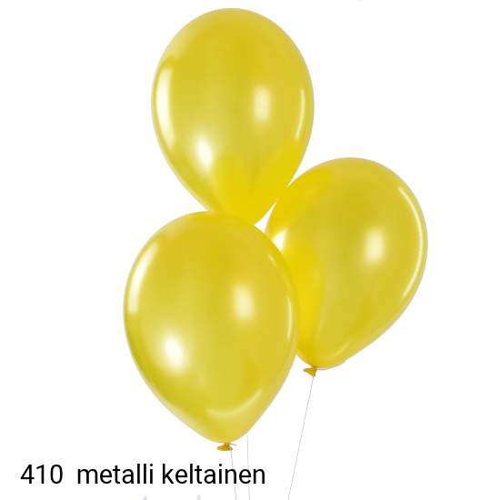 metalli keltainen ilmapallo - metallic yellow 410