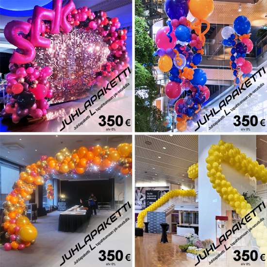 L-kokoluokan ilmapallosomistuksia