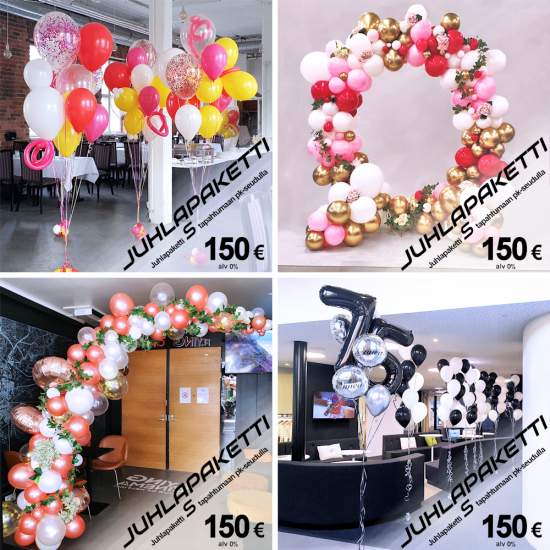 S-kokoluokan ilmapallosomistuksia